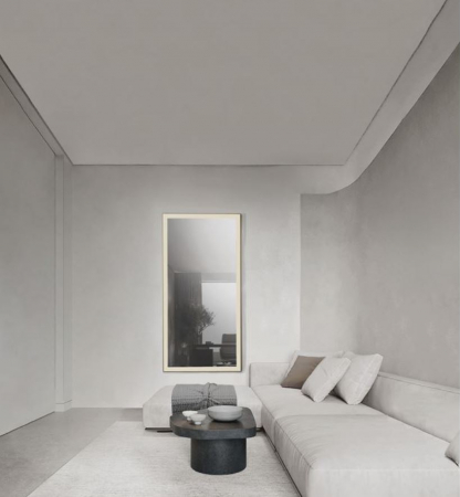 Oglinzi - Oglinda dreptunghiulara LED ADON, iluminare frontala, 1012 lm, IP44, intrerupator touch, 150*75 cm - NOVA LUCE