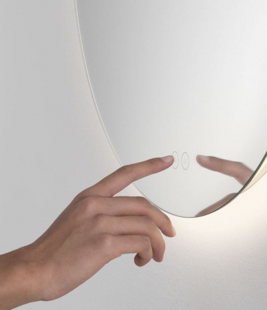 Oglinda rotunda LED DAB, iluminare indirecta, 780 lm, IP44, intrerupator touch, functie dezaburire, diametru 60 cm - NOVA LUCE [1]
