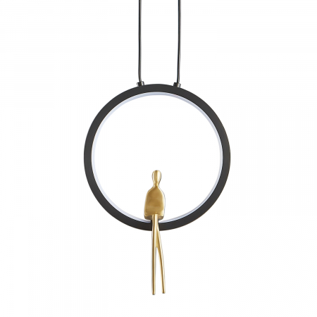 Lampă suspendată LED AMICI, negru/auriu, 3000K - Step into Design [2]