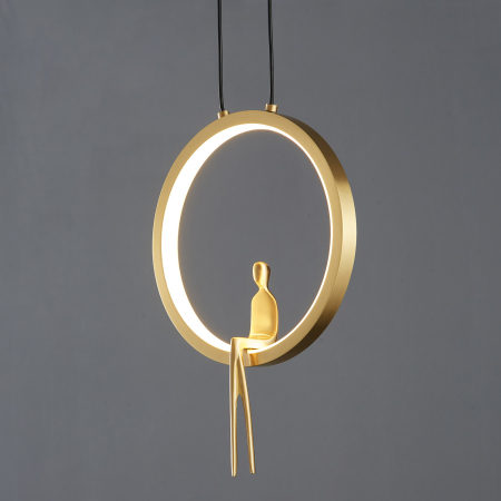 Lampă suspendată LED AMICI, aurie, 3000K - Step into Design [4]