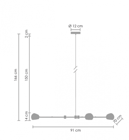 Lampa suspendata neagra ASTRONOMY-3 Step into Design [6]