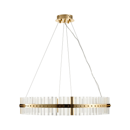 Lampă suspendată LED AURA, aurie, 85 cm - Step into Design [1]