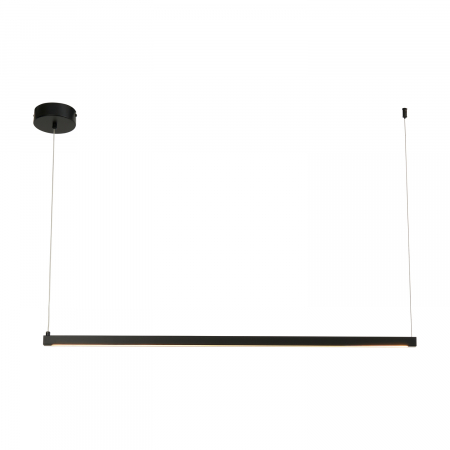 Lampi suspendate - Lampa suspendata BEAM LED neagra, 3000K, lungime 100 cm - STEP INTO DESIGN