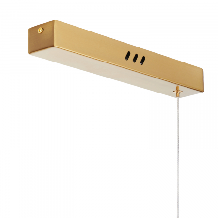 Lustră suspendată LED LONGIN aurie, 3000K, 120 cm [16]
