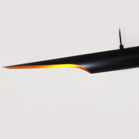 Lampă suspendată TUBE neagră, 100 cm - Step into Design [1]