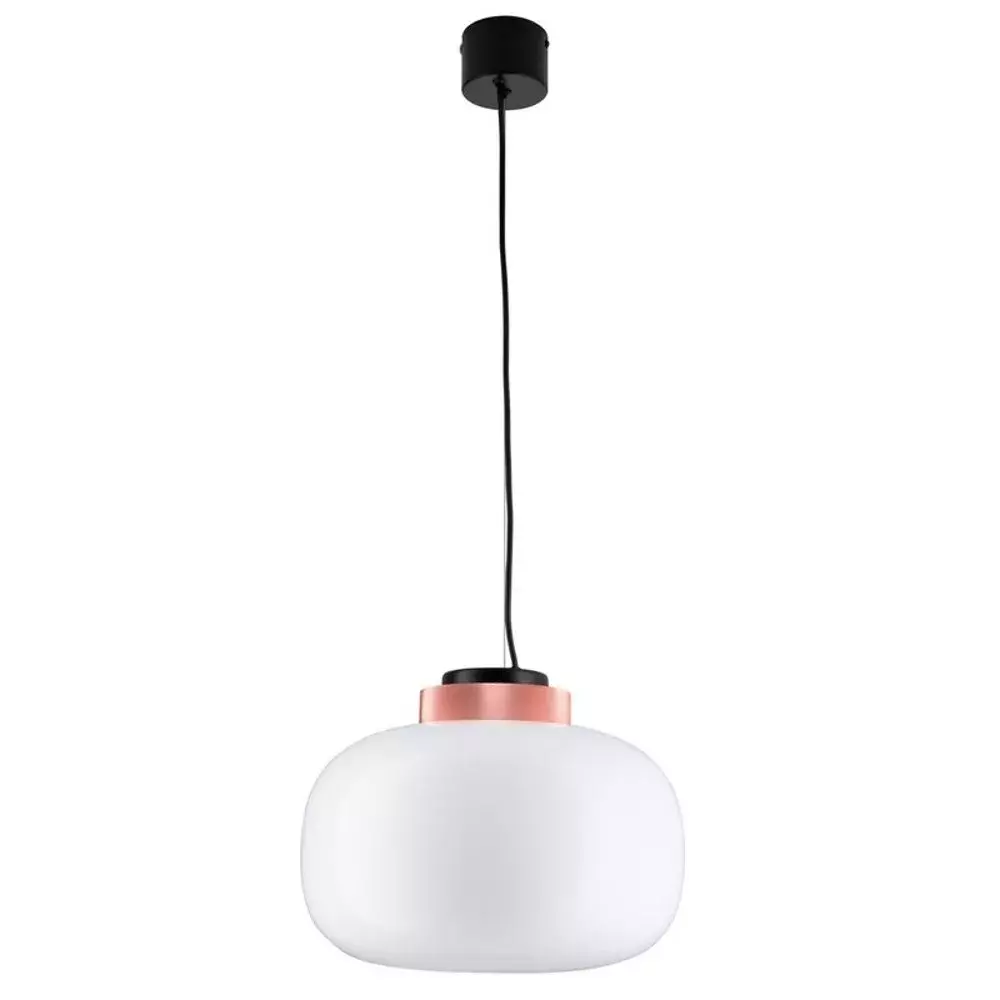 Lampă suspendată LED BOOM, albă, 35 cm - Step into Design [1]