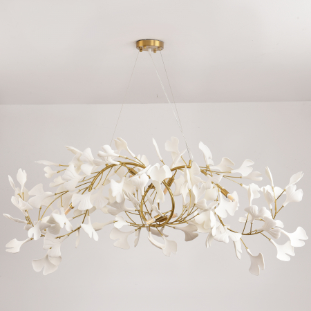 Candelabru BOTANIKA WAVE, auriu/alb, 125 cm - STEP INTO DESIGN [13]