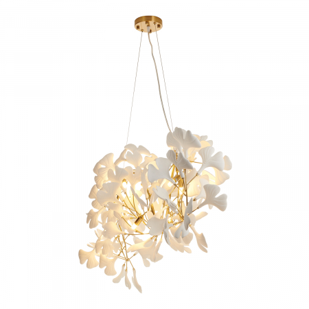Candelabru BOTANIKA WAVE, auriu/alb, 125 cm - STEP INTO DESIGN [5]