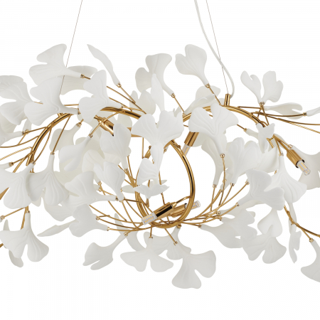 Candelabru BOTANIKA WAVE, auriu/alb, 125 cm - STEP INTO DESIGN [2]