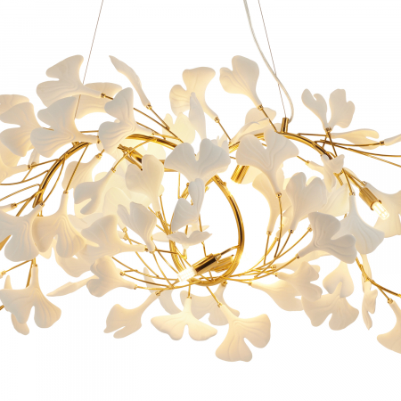 Candelabru BOTANIKA WAVE, auriu/alb, 125 cm - STEP INTO DESIGN [3]