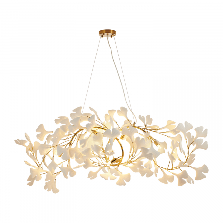 Candelabru BOTANIKA WAVE, auriu/alb, 125 cm - STEP INTO DESIGN [1]