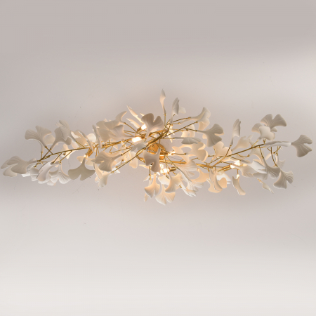 Candelabru BOTANIKA WAVE, auriu/alb, 125 cm - STEP INTO DESIGN [11]