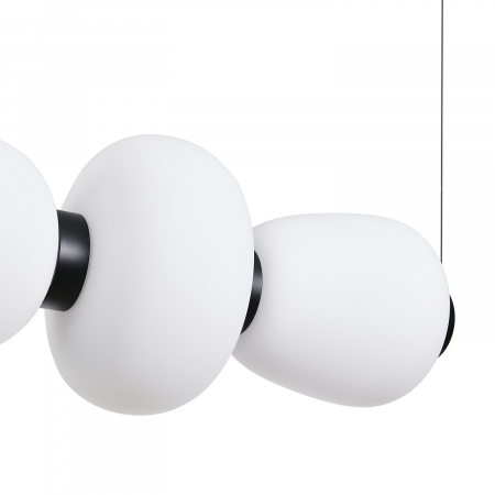Lampă suspendată LED BRILLA-6, negru/alb, 3000 K, 125 cm [4]