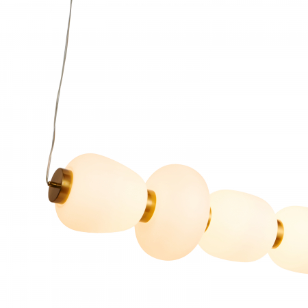 Lampă suspendată LED BRILLA-6, auriu/alb, 3000K, 125 cm [6]
