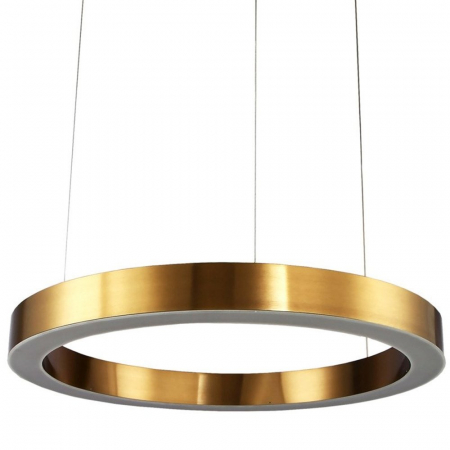 Lampă suspendată LED CIRCLE, alamă, 100 cm - Step into Design