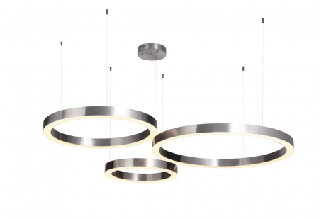 Lampă suspendată LED CIRCLE, nichel, 100 cm - Step into Design [9]