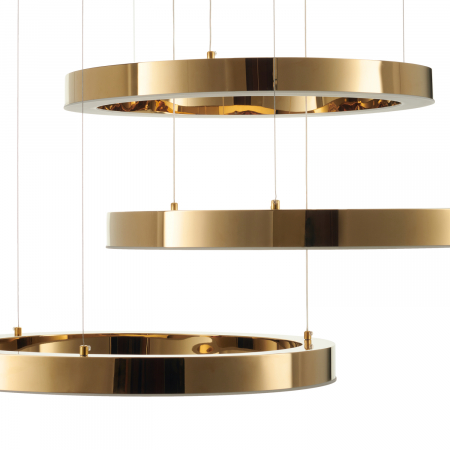 Lampă suspendată LED CIRCLE, aurie, 3x60 cm - Step into Design [2]