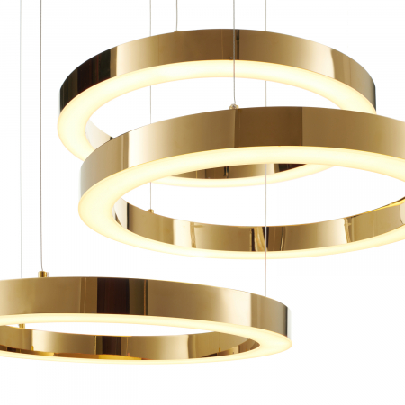 Lampă suspendată LED CIRCLE, aurie, 3x60 cm - Step into Design [4]
