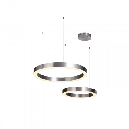 Lampă suspendată LED CIRCLE, nichel, diametre 60/80 cm - Step into Design [2]