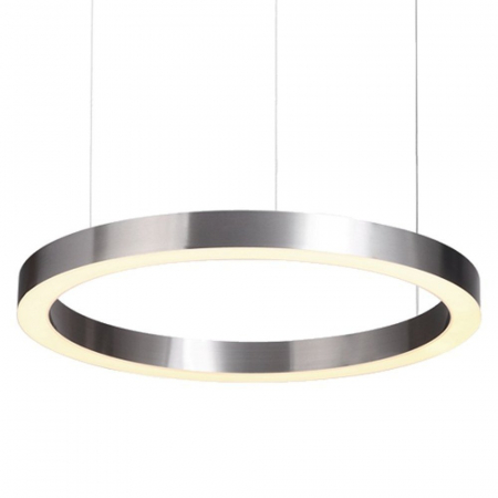 Corpuri de iluminat - INTERIOR - Lampă suspendată LED CIRCLE, nichel, 60 cm - Step into Design
