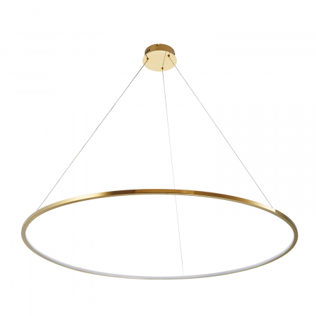 Lampă suspendată LED CIRCLE SLIM, aurie, 120 cm - Step into Design