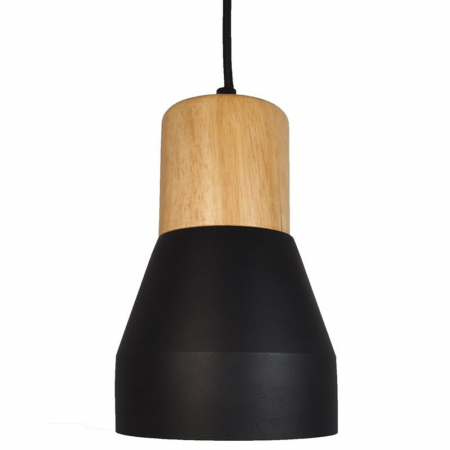 Lampă suspendată CONCRETE, neagră, 12 cm - Step into Design