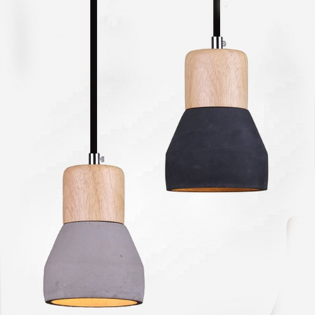 Lampă suspendată CONCRETE, neagră, 12 cm - Step into Design [2]