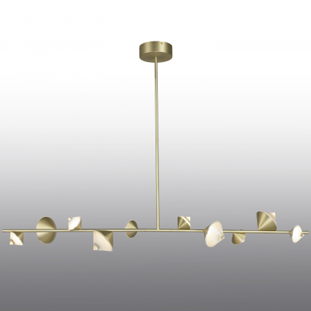 Lampă suspendată LED CONE, aurie, 130 cm - Step into Design [1]