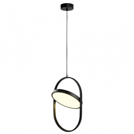 LED - Pendul LED ELIPSE negru, 3000K, 38 cm - Step into Design