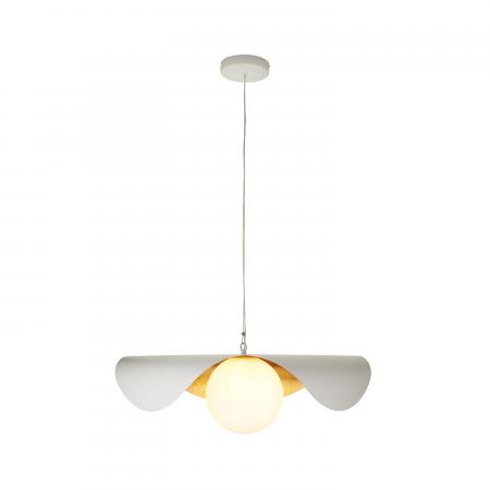 Lustră suspendată Enzo, alb/auriu, 80 cm - Step Into Design [11]