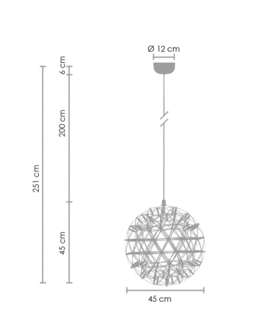 Lampa suspendata crom GALAXY S LED - Step into Design [5]