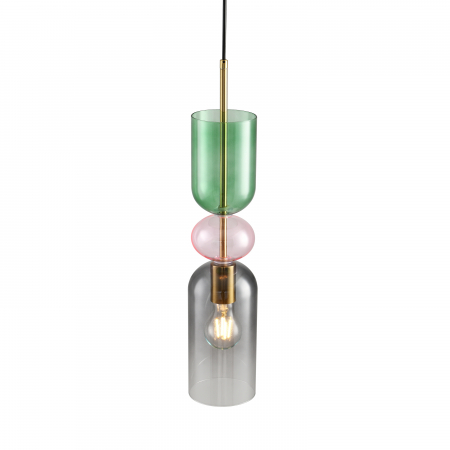 Lampă suspendată Pastello Green, multicoloră, diametru 11 cm – Step Into Design [4]