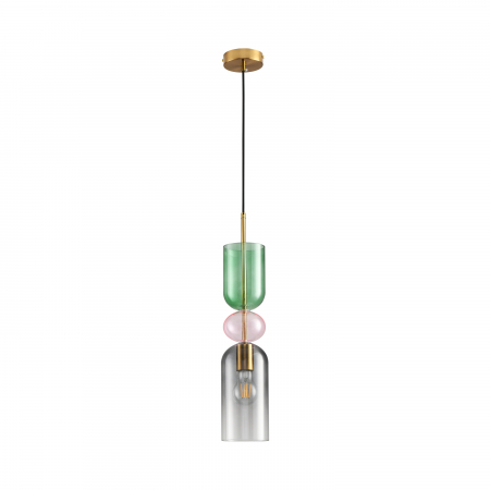 Lampă suspendată Pastello Green, multicoloră, diametru 11 cm – Step Into Design [2]