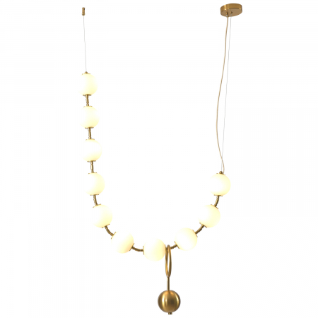 Lampă suspendată LED CORALLI, alb/alamă, 150 cm - Step into Design [3]