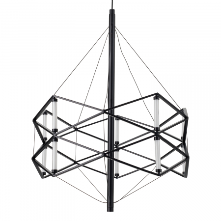 Lustră suspendată LED SPACE neagra, lățime 60 cm - Step into Design [6]