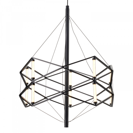 Lustră suspendată LED SPACE neagra, lățime 60 cm - Step into Design [5]