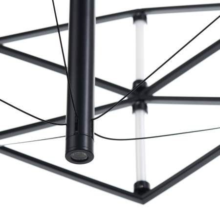 Lustră suspendată LED SPACE neagra, lățime 60 cm - Step into Design [8]