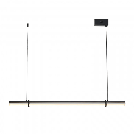 Lampi suspendate - Lampă suspendată LED LOVELY neagră, 3000K, 100 cm