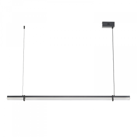 Lampi suspendate - Lampă suspendată LED LOVELY neagra, 120 cm
