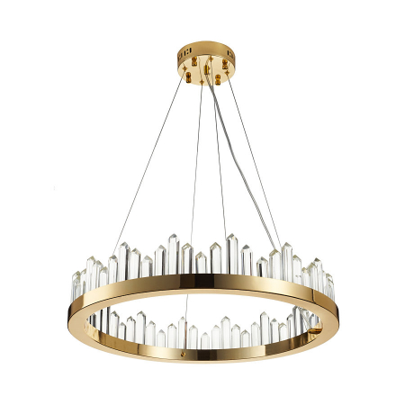 LED - Lampă suspendată LED LUSSO, aurie, 60 cm - Step into Design