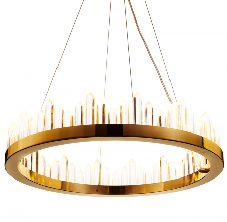 Lampă suspendată LED LUSSO, aurie, 60 cm - Step into Design [4]