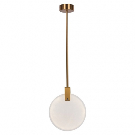Corpuri de iluminat - INTERIOR - Lampă suspendată LED MARBLE aurie, 30 cm - Step into Design