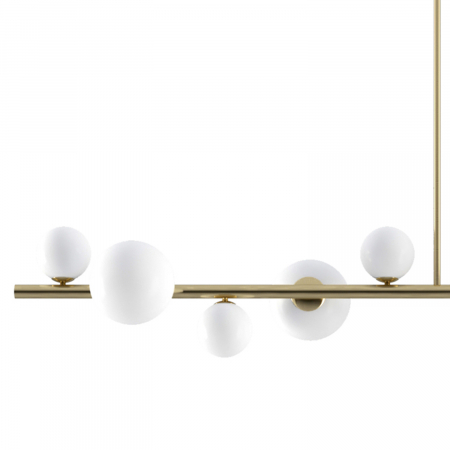 Lampa suspendata gold MILKY DROP 120 cm Step into Design [2]