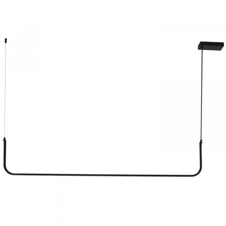 Lampi suspendate - Lampa suspendata neagra MINIMA-1 LED, 120 cm