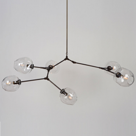 Lampă suspendată MODERN ORCHID, neagră, 130 cm - Step into Design [6]