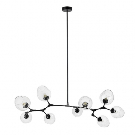 Lampa suspendata neagra MODERN ORCHID 9 / 150 cm Step into Design [0]