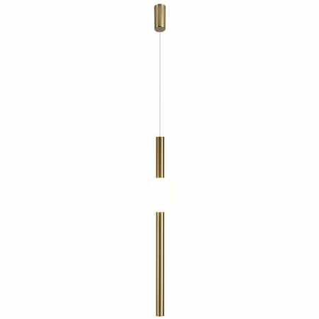 Pendul LED O-LINE, alamă/alb, 3000K, 63 cm - Step into Design
