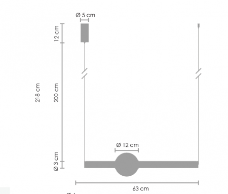 Lustră LED O-LINE, alamă/alb, 3000K, 63 cm - Step into Design [5]