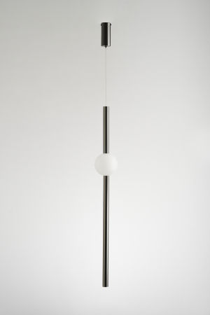 Pendul LED O-LINE, negru/alb, 3000K, 450 lm, înălțime 93 cm [1]