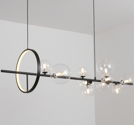 Lampă suspendată LED ORION LONG, neagră, 120 cm - Step into Design [1]